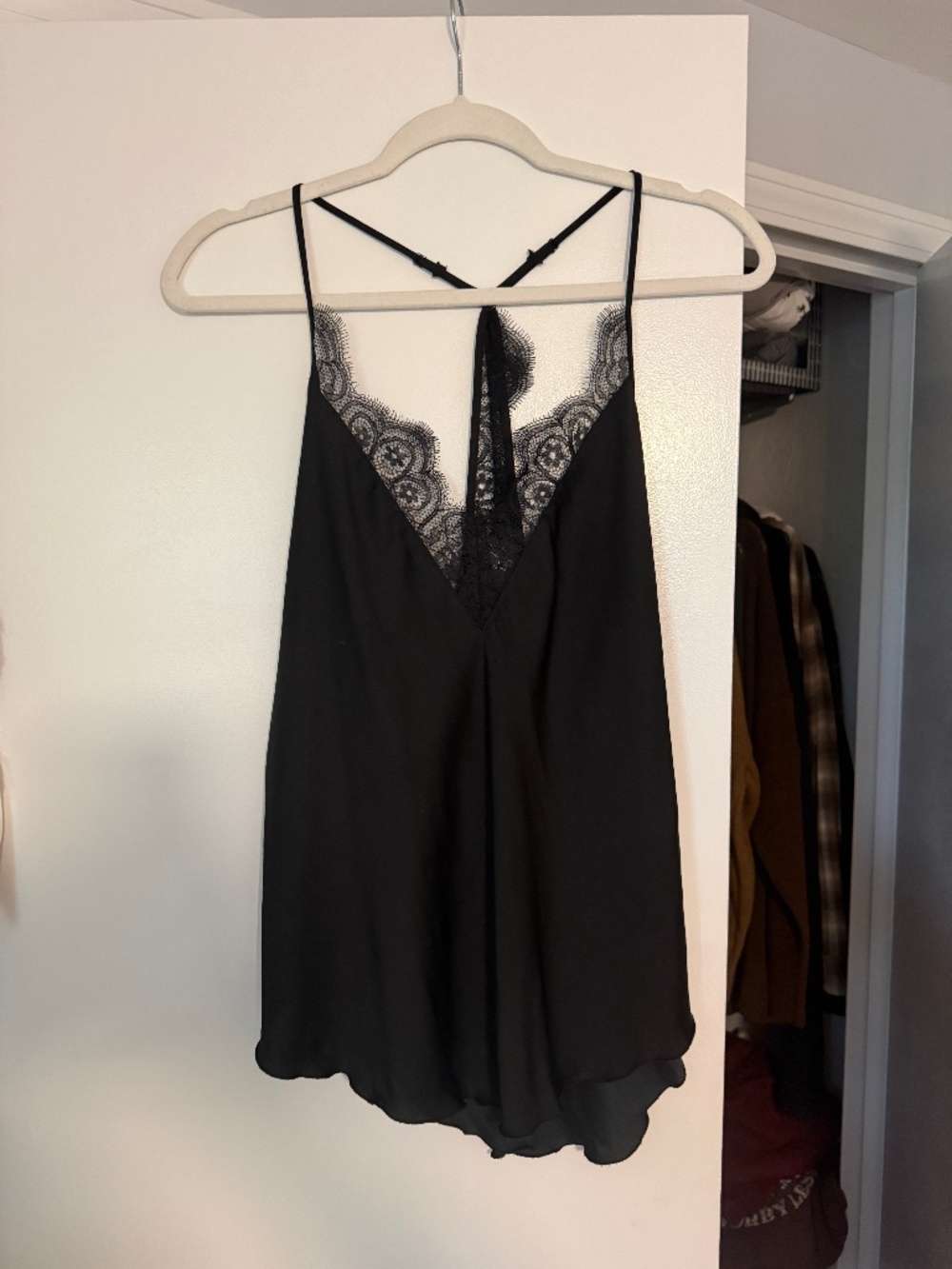 Free People Intimately Lace Trim Top - NWOT